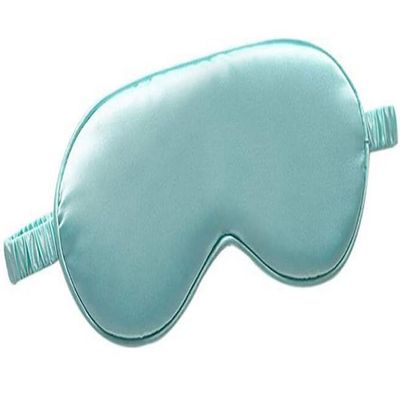 Silk Sleep Eye Masks for Women Soft Eye Cover Eyeshade for Night Sleeping with Elastic Strap Mint
