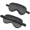 Silk Sleep Eye Masks for Women Soft Eye Cover Eyeshade for Night Sleeping with Elastic Strap Mint view 4