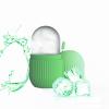Joyeee Ice Face Roller, Reusable Silicone Mold Face Massage Eye Facial Beauty Skin Care Tools Apply Ice for Shrink Pores Anti Wrinkle Reduce Puffiness Improve Skin Elasticity, Striped, Green view 1