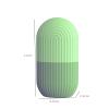 Joyeee Ice Face Roller, Reusable Silicone Mold Face Massage Eye Facial Beauty Skin Care Tools Apply Ice for Shrink Pores Anti Wrinkle Reduce Puffiness Improve Skin Elasticity, Striped, Green view 2