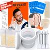 Wokaar 2-in-1 Ear & Nose Waxing Kit for Men & Women | 100g Hair Removal Wax + 99pc | 20 Applicators, 10 Nasal Sticks, 15 Wipes & 20 Earplugs | No Microwave Needed | Nose Wax Kit, Ear Hair Remover view 1