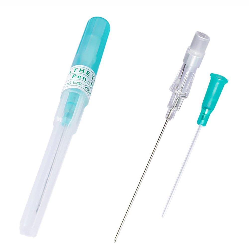 50pcs Catheter Piercing Needles 18g Piercing Hollow Needles IV Needles With Catheter Body Piercings Kit For Ear Nose Lip Tongue Belly Navel Nipple Disposable Sterile Tattoo Tool (18G/1mm)