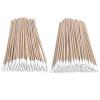 Eyxformula 200 Pcs 6 Inch Long Cotton Swabs with Bamboo Sticks, 100 Round Tip & 100 Precision Tips Gun Cleaning Cotton Swabs, Ideal for Cleaning Firearms, Dog Ears & Hard-to-reach Areas, Makeup, Craft view 1