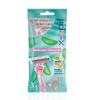X-Epil Disposable Woman Razors Triple Blade The Luricating Strip Soaked in Aloe Vera and Vitamin E Promotes Easier Glide For the blades, Beside Its Moisturizing And Calming Effect (3 Pack) view 2