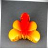 Perfect Hairstyle with Our Hair Accessories - Orange Yellow Hair Clip Flower Barrette Jaw Claw Clamp Clip Floral 3.25" Long Fashionable Hair Accessory Hair Jewelry Accessories for Lady Women view 1