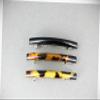 Perfect Hairstyle with Our Hair Accessories - Black Brown Beige Barrette Set 3 Thin Skinny Barrette Hair Clip Accessory 2.5" Fashionable Hair Accessory Hair Jewelry Accessories for Lady Women view 1
