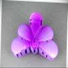Perfect Hairstyle with Our Hair Accessories - Purple Hair Clip Flower Barrette Jaw Claw Clamp Clip Floral 3.25" Long Fashionable Hair Accessory Hair Jewelry Accessories for Lady Women view 1