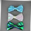 Perfect Hairstyle with Our Hair Accessories - 3 Small Bow Set Barrette Hair Clip 2.75" Wide White Turquoise Green Iridescent Fashionable Hair Accessory Hair Jewelry Accessories for Lady Women view 1