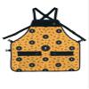 Bandana Barber Cape and Apron Set Bandana Haircutting Cape and Apron Snap Closure Hair Proof Water Proof (Orange Apron & Cape Combo) view 4