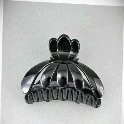 Perfect Hairstyle with Our Hair Accessories - Black Plastic 4.25" Long Big Huge Barrette Clip Claw Clamp Thick Hair Fashionable Hair Accessory Hair Jewelry Accessories for Lady Women