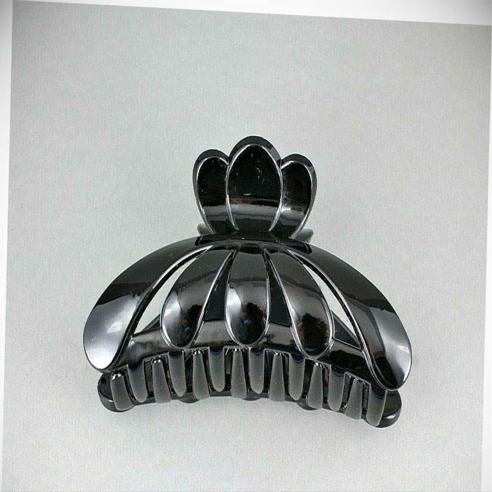 Perfect Hairstyle with Our Hair Accessories - Black Plastic 4.25" Long Big Huge Barrette Clip Claw Clamp Thick Hair Fashionable Hair Accessory Hair Jewelry Accessories for Lady Women