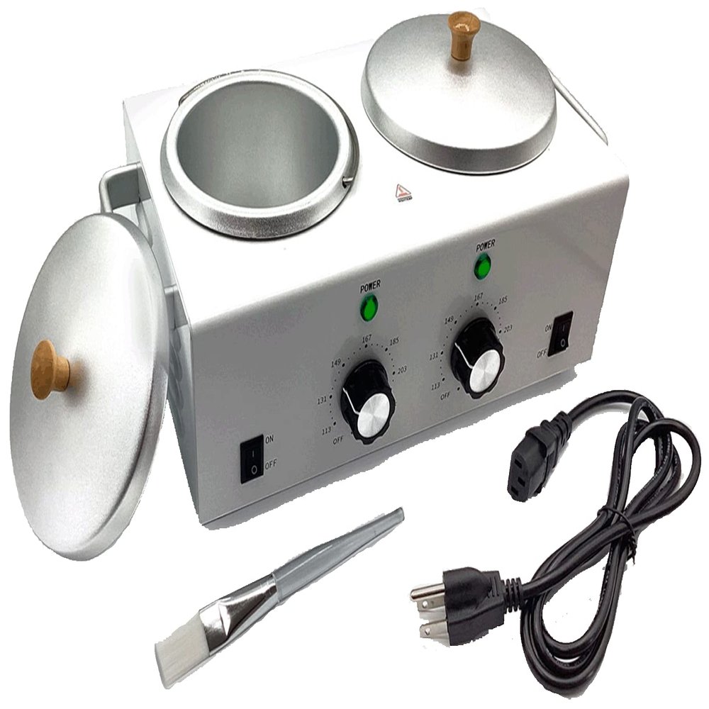 ItalWax Italian Professional Double Wax Warmer 14 oz + 1 lb Heater Pot