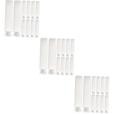 Beaupretty 30pcs Travel Squeeze Lotion Dispensers Refillable Cosmetic Containers for Creams Shampoos and Lotions for Toiletries and Daily Use