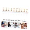 FRCOLOR 1 Set Nail Art Base Nail Practice Stand Nail Display Stand Shelf Bracket Nail Tip Shelf Nail Practice Hands Practice Nail Stands Nail Holders for Nail Painting Creative Nail Stands view 4