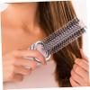 PLAFOPE Portable Roll Hair Brush Women's Styling Brush Static- Hair Combs for Women Detangler view 3