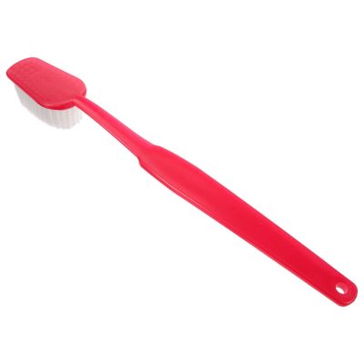 STOBAZA Bath Brush for Scrubbing Back Lotion Applicator Shower Brush Holes Bathroom Scrubber