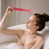 STOBAZA Bath Brush for Scrubbing Back Lotion Applicator Shower Brush Holes Bathroom Scrubber view 4