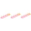 Healeved 3sets French Manicure Kit Nail Art Practice Stand Magnetic Nail Display Stands Display Rack Decorative Holders view 1