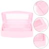Healvian Manicure Tool Storage Case Portable Nail Art Tray Box for Nail Salons and Compact Design for and Clean Material view 4