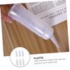 FOMIYES 6pcs Hair Cleaning Bottle Empty Salon Bottles Hair Dye Containers Measuring Applicator Plastic Empty Medicine Wash view 2