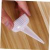 FOMIYES 6pcs Hair Cleaning Bottle Empty Salon Bottles Hair Dye Containers Measuring Applicator Plastic Empty Medicine Wash view 3