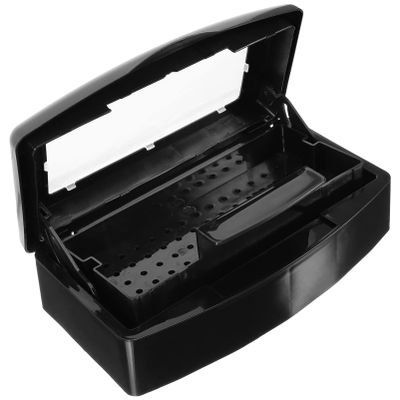 Healvian Nail Tools Sterilizer Nail Supplies Nail Art Tool Tray Plastic Clean Box for Nail Hair Salon Spa and Cutter Manicure Equipment Manicure Kit