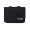Black Travel Storage Bag with Hook Wet Dry Separation Large Capacity Hanging Toiletries Storage Bag for Travel Holiday view 1