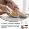 1 Set 4 in 1 Rubbing Board Massagers for Feet Stuff Footmassager Foot Scrub Brush Wooden Body Cleaning Brush Double Side Feet Scrubber Rubbing Clean File view 2