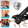 DRMODE Nail Clippers for Men Thick Nails, Heavy Duty Toenail Clippers for Seniors Thick Toenails with 16MM Wide Jaw, Sharp Stainless Steel Large Finger Nail Clippers Adult Cutter Trimmer with File view 2