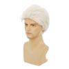 Dai Cloud Mens White Wig Short Layered Fluffy Hair Wigs Cosplay Daily Party Replacement Wigs for Male Buy view 3