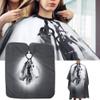 Restokki Waterproof Hairdressing Apron, Hair Cutting Salon Barber Supplies Tool Set, Salon Hair Cutting Cloth Apron Cape Hairstylist Hairdressing Capes, 62.9 x 55.1in view 2