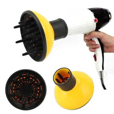 Universal Hair Diffuser, Hair Dryer Diffuser ABS Even Distribution Time Saving Easy to Install Universal Hair Diffuser for 2.17in Nozzle Diameter
