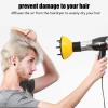 Universal Hair Diffuser, Hair Dryer Diffuser ABS Even Distribution Time Saving Easy to Install Universal Hair Diffuser for 2.17in Nozzle Diameter view 3