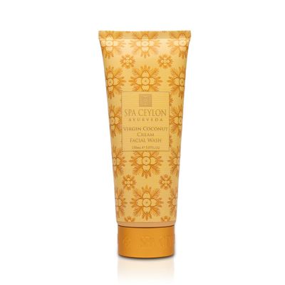 SPA CEYLON VIRGIN COCONUT Cream Facial Wash | Rich & Soft-Foaming | Deep Cleansing | Silicon-Free | 100% Vegetarian | Suitable for all skin types