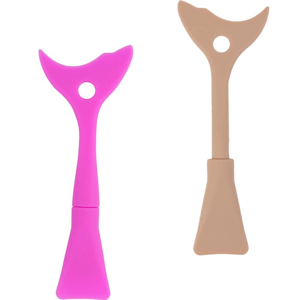Beaupretty 2pcs Silicone Eyeliner Guard Applicator for Makeup Multi-purpose Mascara Shield Tool Pads for Precise Eyelash Application Soft and for Use
