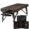 Master Supreme Massage 31 Inch Extra Wide Portable Massage Table, Supreme LX SPA Facial Bed, Easy Set Up, 3" Thick of Memory Foam, PU Upholstery (Coffee) view 1
