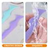 Beaupretty Long Handle Beauty Aid Reusable Makeup Eyeliner Ruler for Eye Makeup Supplies Safe Practical view 4
