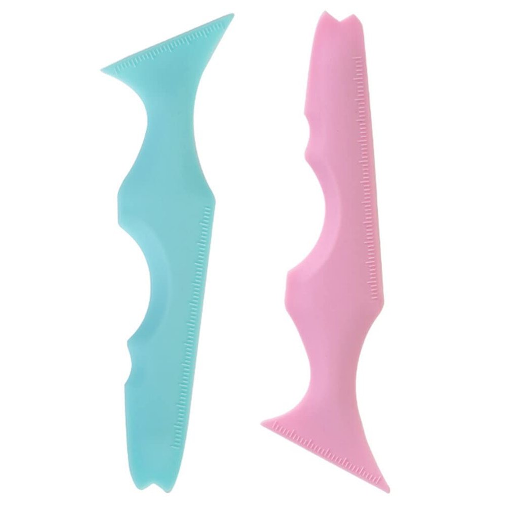 Beaupretty 2pcs Silicone Eyeliner Stencil and Lipstick Makeup Tool Multi-function Beauty Aid for Effortless Eye Makeup for All Occasions and Colors