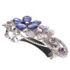 Beaupretty Metal Flower Barrette Hair Clip Rhinestones Spring Design for Women for Parties and Everyday Wear Comfortable Hair Accessory view 1