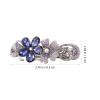 Beaupretty Metal Flower Barrette Hair Clip Rhinestones Spring Design for Women for Parties and Everyday Wear Comfortable Hair Accessory view 2