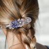 Beaupretty Metal Flower Barrette Hair Clip Rhinestones Spring Design for Women for Parties and Everyday Wear Comfortable Hair Accessory view 3