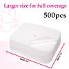 INNOVIO Disposable Face Cradle Covers 500 Count, Medical-Grade, Luxurious, Soft Nonwoven Face Cradle Cover for Massage Table & Chair, Disposable Headrest Covers 16''*12'', White view 2