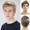 Beweig Men Short Blonde Wigs Short Layered Mixed Blonde Wig Synthetic Replacement Costume Halloween Natural Hair Wigs view 1