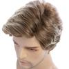 Beweig Men Short Blonde Wigs Short Layered Mixed Blonde Wig Synthetic Replacement Costume Halloween Natural Hair Wigs view 4