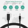 Lnauy for Braun Beard Trimmer Charger, Power Cord Compatible with Braun MGK3010 MGK3020 MGK3021 MGK3025 MGK3210 MGK3220 MGK3221 MGK3225 MGK3921 5V to 2.3V Replacement Charging Cable Adapter view 2