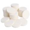 50 Pieces White Round Makeup Sponge Facial Powder Puff Cosmetic Sponge Round Foam Pad Beauty Makeup Eye Face Foundation Powder Blender for All Skin Types, Wet and Dry Dual Use view 1