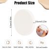 50 Pieces White Round Makeup Sponge Facial Powder Puff Cosmetic Sponge Round Foam Pad Beauty Makeup Eye Face Foundation Powder Blender for All Skin Types, Wet and Dry Dual Use view 2
