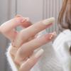 Light Rain Large Size Hand-made Press on Nails, 3D Gel UV Finished False nails with Design by Professional Manicurist view 3