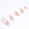 Light Rain Large Size Hand-made Press on Nails, 3D Gel UV Finished False nails with Design by Professional Manicurist view 3