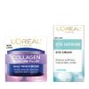 L'Oreal Paris Collagen Face Moisturizer Day and Night Cream, 1.7 oz + Dermo-Expertise Eye Defense Eye Cream, 0.5 oz view 2